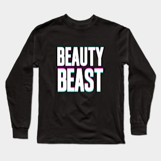 Designed for single, Beauty beast. Long Sleeve T-Shirt